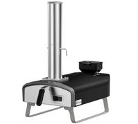 Q Pizza Portable Pizza Oven, Outdoor Pizza Stove, Wood Pellet Burning Pizza Oven with Pizza Stone for Outdoor Backyard Pizza Maker Garden Kitchen, PS105