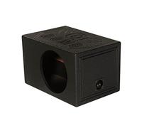 Q Power Single 12" Vented Ported Car Subwoofer Sub Box Enclosure, QBOMB12VL - Single Cab Bass Woofer Speaker Box System for Vehicle or Truck Audio