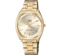Q&Q(キューアンドキュー) Men Analog Japanese Quartz Watch with Stainless Steel Strap QB78-010