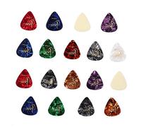 Q QINGGE Guitar pick Shrapnel Ukulele 18 picks 0.96 0.71 0.46 0.96 0.71 0.46 6 picks each