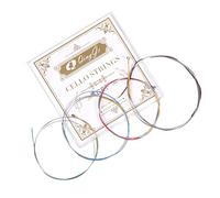 Q QINGGE Steel Core Cello Strings 4/4 3/4 set Strings for Student Strings - Sealed Pouch Prevents Corrosion