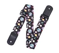 Q QINGGE Ukulele Strap Well made strap for Ukulele and kids' guitars (black)