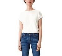 Q/S by s.Oliver Women's 2106806 T-Shirt, Creme, XL