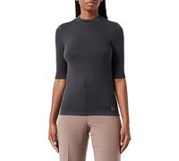 Q/S by s.Oliver Women's Kurzarm Short Sleeve t-Shirt, Grey/Black, S