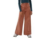 Q/S designed by Women's 2118871 Pants, Brown, 32W x 30L