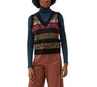 Q/S designed by Women's 2119038 Knitted Jumper, Black, XXL