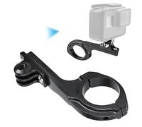 Q Shape Handlebar Holder for 3 4 5 6 7, Easy Installation, Ideal for Outdoor Sports, Aluminium Alloy, 1 Unit (Black)