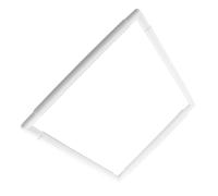 Q Snap Frame Stitch Q Snap Frame White Polypropylene Plastic Clip Fram Easy to Use The Clips from The Frame, Lay The Fabr e for Embroidery Stitch Quilting Needlepoint DIY Tool