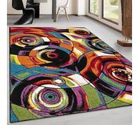 Q style Modern Rugs for Living Room Luxury Beautiful Soft &Thick Area Rugs for Bedroom with Normal Pile Heigh Carpet Kitchen Floor Mat Hallway Runner Door Mats (Moon-Light, 120 x 170 cm)