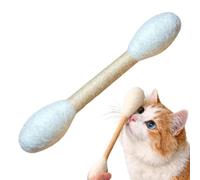 Q Tip Cat Toy, Giant Cotton Swab Catnip Bite Resistant, Interactive Cat Bite Toy, for Small Medium Large Breeds Biting Training Teething Kicking Exercise Exploration