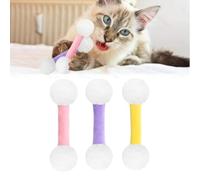 Q Tip Cat Toy, Giant Qtip Cat Toy Set with Catnip, Soft Plush Kittys QTip Toy with Catnip, Sturdy Teething Chewtoy, Interactive Kitty Kick Sticks (3pcs*E)