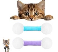 Q Tip Cat Toy, Qtip Cat Toy, Cats Kicker Toys Set of 6 PCS Designed for Indoor Pets, Big Interactive Kitty Kick Sticks, Sturdy Teething Chew Toys (2COLORS-A)