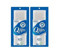 Q-tips Cotton Swabs For Hygiene and Beauty Care Original Cotton Swab Made With 100% Cotton 625 Count (Pack of 2)