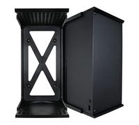 Q-View Xbox Series X Wall Mount Clip Bracket Shelf by Q-View - Plastic - Signature X Design - Made in UK (Black)