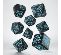 Q Workshop Halloween 20th Anniversary Dice 7 Packs Blue Kids