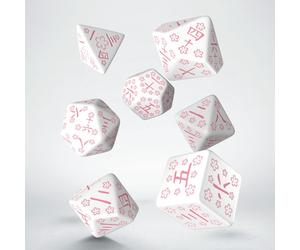 Q-Workshop BNIB Japanese Dice Set - Cherry Blossom Petals