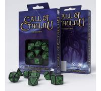 Q Workshop Call Of Cthulhu 7º Dice 7 Packs Green Kids
