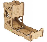 Q-Workshop Tech Dice Tower MDF Beige Tabletop RPG Board Game Accessory