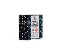Full Pack of D6s: Black & White