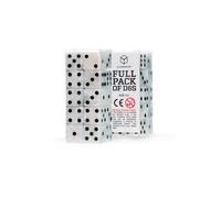 Full Pack of D6s: Pearl & Black