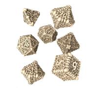 Q Workshop Dice Macabre Dice Set Power Of The Underworld Board Game 7 Units Golden Kids