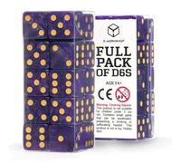 Q Workshop Dice Set Full Pack D6 Shimmering Purple (20)