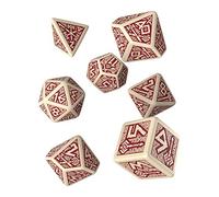 Dwarven Dice Beige/Burgundy (7)