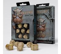 Q-Workshop Dwarven Dice Set Gold Dice Set