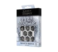 Q Workshop Game Of Thrones Nights Watch Dice Set 8 Silver Kids