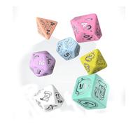 Q Workshop - Set of 7 My Very First Set Magic Journey Dice, Multicoloured