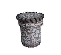 Q Workshop Macabre Made of Real Leather, Sturdy, and Stylish Handmade Dice Cup