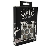 Q Workshop Q-Workshop Pixel Dice Set, Cat Dice Game
