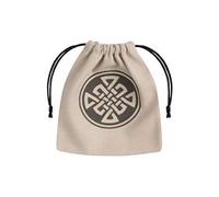 Q-Workshop QWOCEL01 Qworkshop Celtic Dice Bag, Beige and Black, Multi-Color