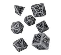 Q-Workshop QWODWA12 Dwarven Dice Grey/Black 7" Game Accessory
