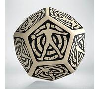 Hit Location Die Beige/Black D12 (1), QWOHIT18