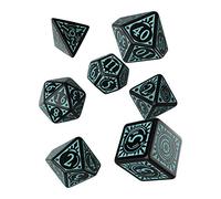 Q WORKSHOP QWOPAT67 Qworkshop 7 Piece Pathfinder Iron Gods Dice Set, Multi-Color
