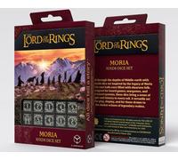 Q Workshop The Lord Of The Rings: 10 D6 Dice Set Moria (Glow In The Dark) NEW