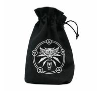 Q Workshop The Witcher Dice Pouch Bag Sturdy Black Cotton Durable Strings