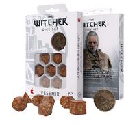 Q-Workshop 91392 Dice Set: Vesemir - The Wise Witcher (7) Card Game, Multi-Coloured