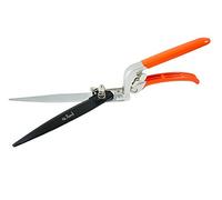 Q-Yard QY-741F Flower Bed and Grass Shear - Extra Sharp Garden Hand Pruners, Easier Cutting, Comfortable Ergonomic, Less Effort - Gardening Scissors for Men & Women, Orange