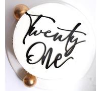 Q049 Acrylic twenty one Cake Topper, 21th Birthday Cake Toppers, 21th Anniversary Party Decor, Cheers to 21 Years Birthday Wedding Anniversary Party Decorations