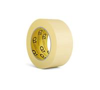 Q1® 3410 Contractor Grade Masking Tape, Natural Rubber Adhesive, Professional and Commercial Grade Masking Solution, Clean Removal, No Bleed Through, Superior Hold [Single Roll] (36mm)