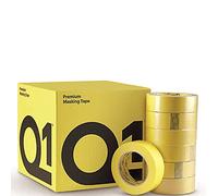 Q1 Premium Masking Tape 24mm x50 High Performance Automotive masking with a rubber-base adhesive with a 110°C Temperature Rsistance