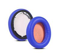 (Q10 blue orange bottom) 1Pair Earphone Cover Headphone Holster for Anker Sound-core Life Q10