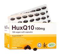 Q10 Coenzyme 100 mg Vegan Soft caps, 150-Pack - Support Heart, Blood Pressure, Skin Health with Easy-to-Swallow, Vegan,Halal, Kosher, Ubiquinone COQ10,SuperADME - Food Supplements by Huxley Europe