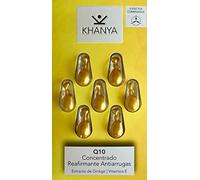 Q10 coenzyme anti-wrinkle firming concentrate. Single-dose pearl for the face with Ginkgo biloba extract and Vitamin E.