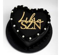 Q102 Libra Season Cake Toppers, Acrylic Gold Constellation Libra Cupcake Picks, Zodiac September October Birthday Party Decor for Horoscope Astrology Birthday Party Cake Decorations Supplies