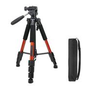 Q111 Aluminum Alloy Tripod 4/1 Stable For Telescope/Monocular/Binocular Astronomical telescope part(Orange)