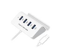 Q19CS Bolwins Smart USB C Hub 5 Gbps USB Splitter USB Type C to 4 Port USB 3.0 Hub 4X USB 3.0 Port for Connecting USB A Devices, Compatible with MacBook Pro, iPad Pro, MacBook Air etc.