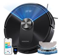 Q1O Robot Vacuum Cleaner with Mop, 8000Pa Stong Suction, Lidar Navigation Robotic Vacuum, Robot Hoover 200Mins Runtime, Self-Charging, WiFi/Alexa/APP/iWatch Control, for Hard Floors Carpets UK